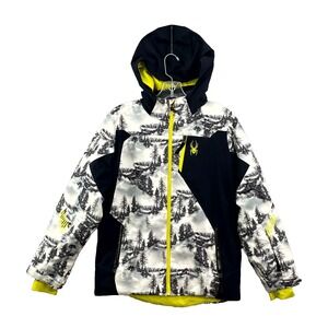 Spyder Leader Ski Jacket Kids 16 Tree Line Mountain Insulated Gorpcore Snowboard